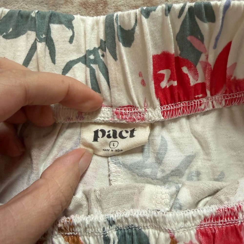 Pact Organic Cotton Staycation Sleep Short - Picture 4 of 6